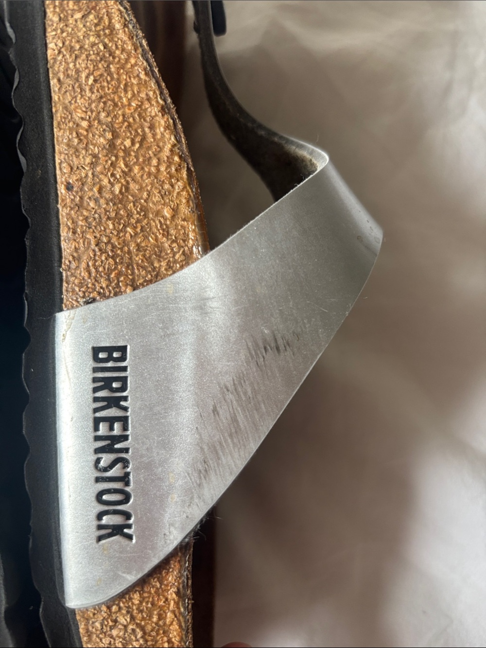 Birkenstock Gizah Birko-Flor in Silver, 37 - Picture 5 of 8